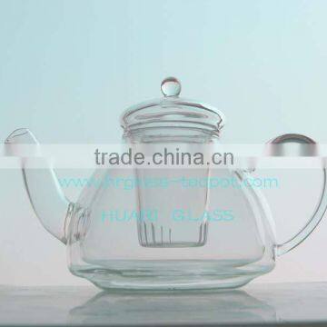 wholesale new styles heat resteriant Double Wall Glass Teapot Double Wall