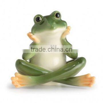 Frog polyresin figurines, custom high quality Frog polyresin figurines, OEM make polyresin animal figurines