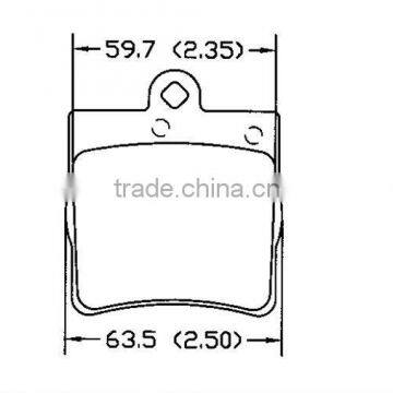 D779 for mercedes benz disc brake pad