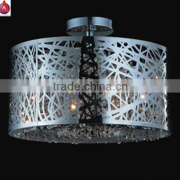 new model led lamp ceiling with steel outside