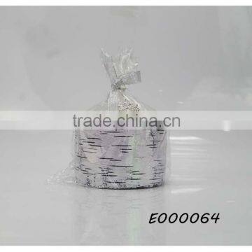 18cm hight for voting and praying harmless paraffin wax white candle