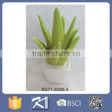 Arts crafts wholesale mini ceramic artificial cactus plants