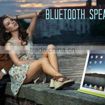 2014 mini wireless portable bluetooth metal speaker stands with power bank