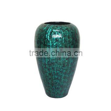 mother of pearl vase with nice design for decoration