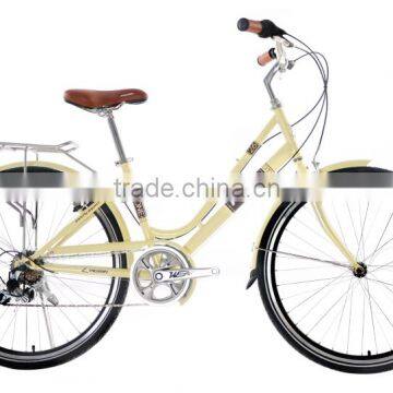 26 inch Newest Europe model 6 speed city bicycle (FP-CB16008)