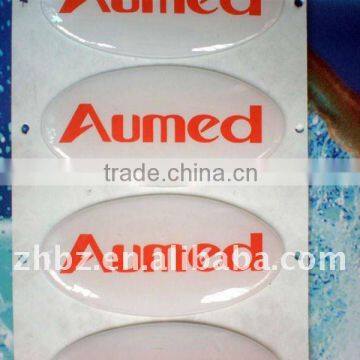 2012 hot crystal epoxy resin sticker