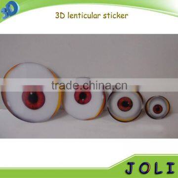 Custom Printing 3D Lenticular Sticker for decoration