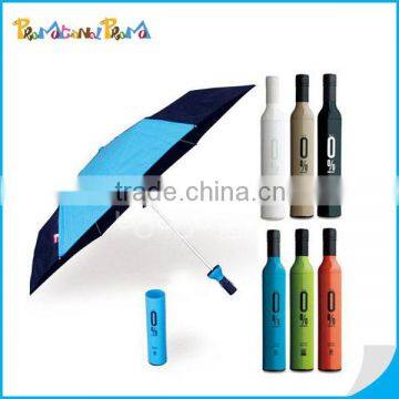 Promotional customized Wine bottle umbrella