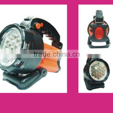 100% factory selling Rechargeable Emergency Spotlight with Water-resistant Body/Over-charge Protection Control Circuit