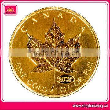 nice looking custom 18k gold coin