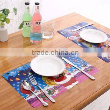 Custom 3D Lenticular custom silicone placemat for kids