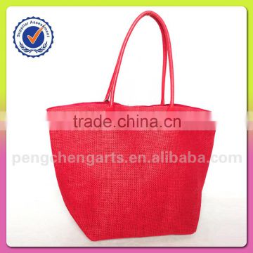 paper straw tote bag and women beach handbags