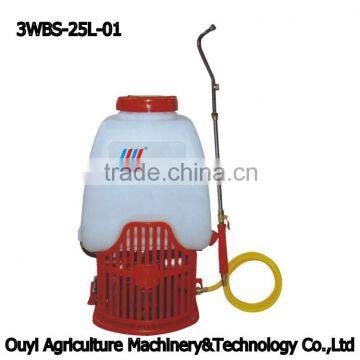 Zhejiang Taizhou Ouyi Rechargeable Electric Backpack Sprayer Plastic Material Knapsack Battery Sprayer 3WBS-25L-01