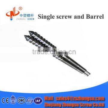 hot sale conical extruder screw barrel with Customized in zhoushan