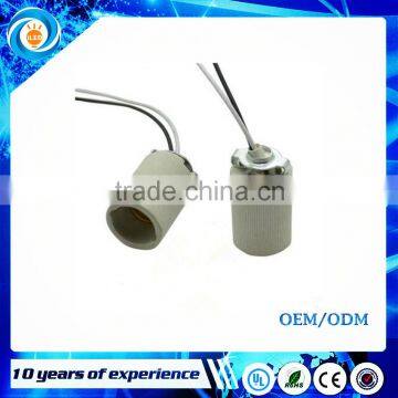 Porcelain E14 lamp socket,Ceramics E14 lamp base,E14 lamp holder