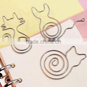 new arrivals Creative Cute fancy Paper Clips Bookmark Memo Clip for china Office School Stationery