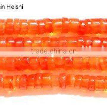 Carnelian Heishi Beads