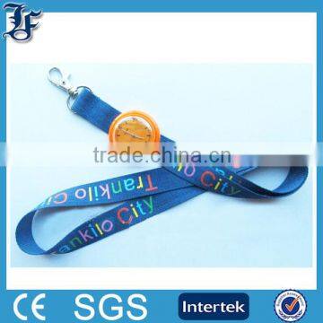 Yiwu L.F Company new products china wholesale lanyard with clock