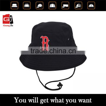 Wholesale Promotional Custom High Quality Blank Design You Own Mesh Plain Bucket Hat With String                        
                                                                                Supplier's Choice