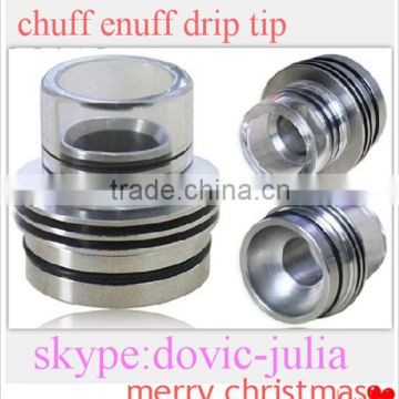 wide bore drip tips ss and glass chuff enuff drip top wholesale