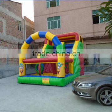 2015 hot commercial inflatable mega slide,inflatable bouncer slide