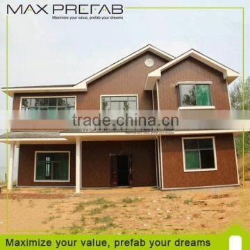 2015 new cheap modern light steel Structure Prefabricated House and Villa