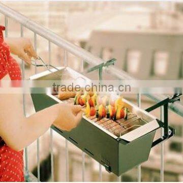 Hot sale Portable Charcoal balcony hanging bbq grill