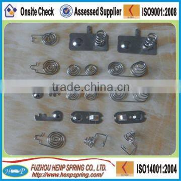 stainless steel battery spring compression electrical connector