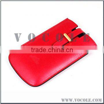 fashion genuine leather mobile phone holder