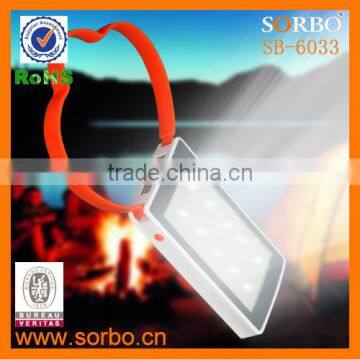 Hot Sale Solar Camping Lantern for Rechargeable LED Flashlight SORBO Torch Emergency lantern