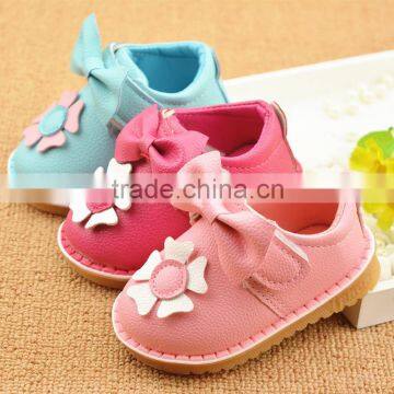 3355 2015 Spring New Girls Cute Floral Dress Shoes Children Shoes