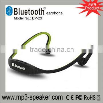 Popular fashion sport travel bluetooth earphone for mp3/phone EP-20