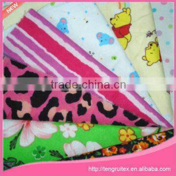 100% cotton printed flannel fabric manafacturer