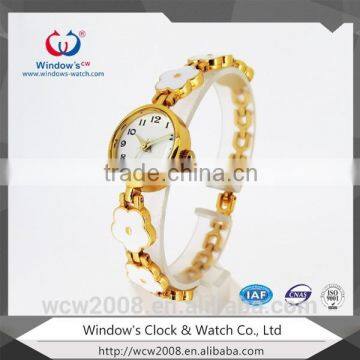 beautiful floral fancy watch girls hand chain watch