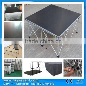 RK 4ftx4ft platform adjustable portable event stage folding portable stage collapsible stage