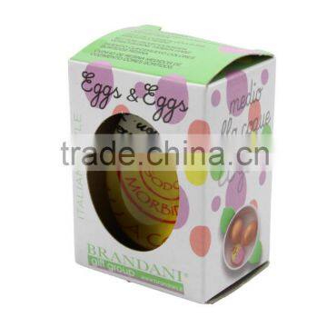 Resin egg timer with PVC box package