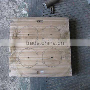 Steel mold for injection