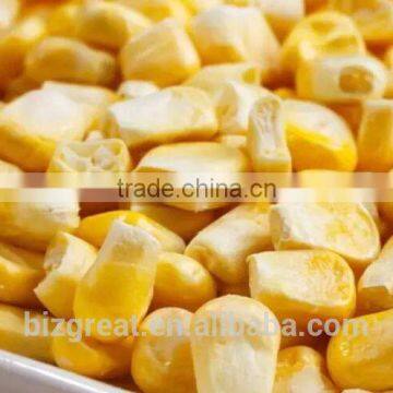 Chinese Healthy Snack Frozen Dried FD Dried Vegetables-FD Sweet Corn