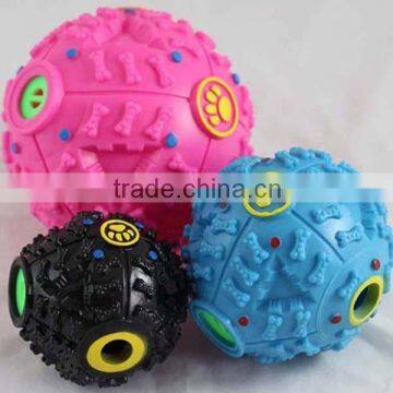 customized color 3sizes dog treat ball