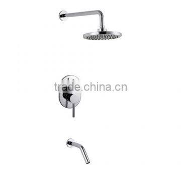 single function rectangular square shower only faucet concealed shower 6020-CP