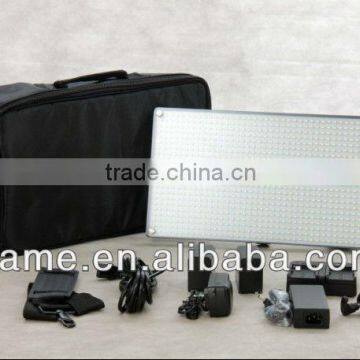 Batteries+Bi-Color 876 LED Video Light Panel Studio Film Lighting