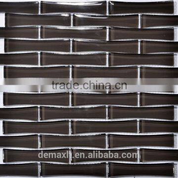 Dezhou demax balck bamboo Interior Design Professional Glass Mosaic