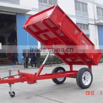 China CE Cheap Hydraulic Mini Compact Semi Camper Small Farm Tractor Trailer photo-6