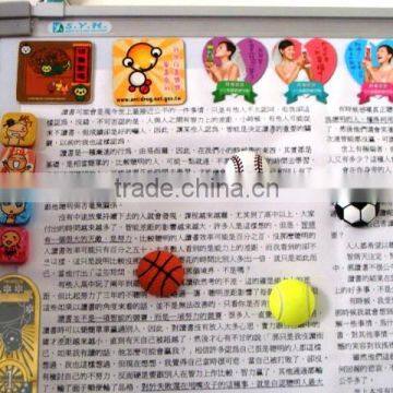 3D Basketball Fridge Magnets Magnetic Button