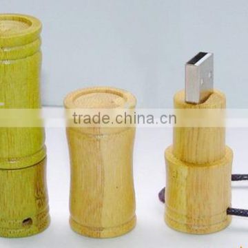 Bamboo tube usb with different color