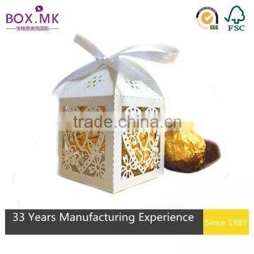 Whole Sale High Quality Handmade Luxury Colorful Graceful Hollow Out Weeding Candy Box photo-3