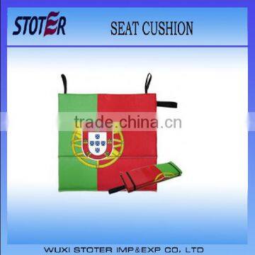 Euro cup 2016 Portugal flag printing EVA foam foldable seat cushion for cheering