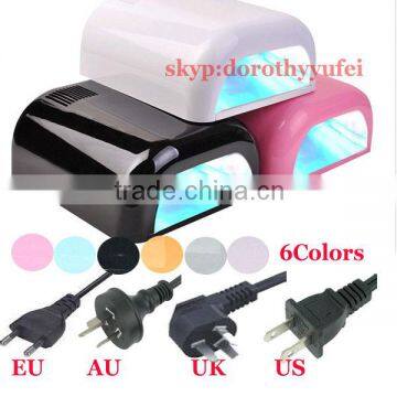 Good Quality Nail Art Gel Machine 36w Pink Black White Gel Curing Nail Art Lamp photo-2