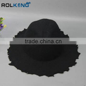 2016New fashion wool felt multilateral hat