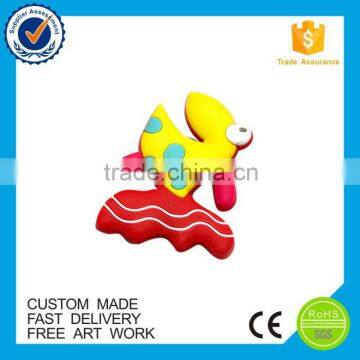 High Quality cartoon animals soft pvc rubber fridge magnet